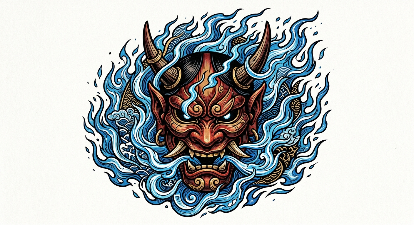 Demon Oni Mask