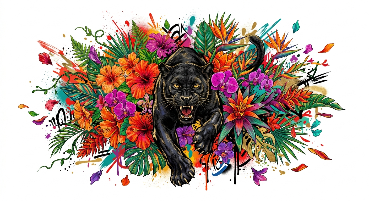Floral Panther